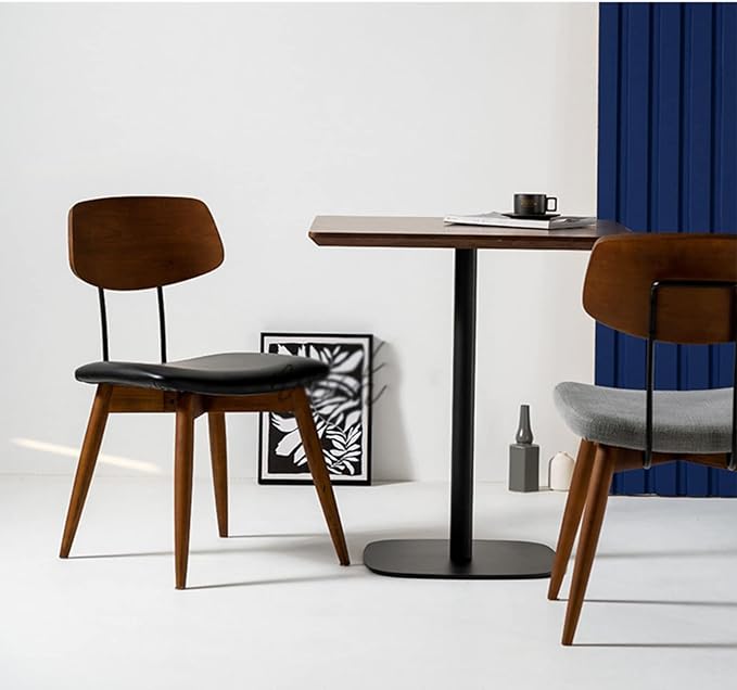 Square Snack Table, Side Table with Oval Base, Partition, Lamp Table