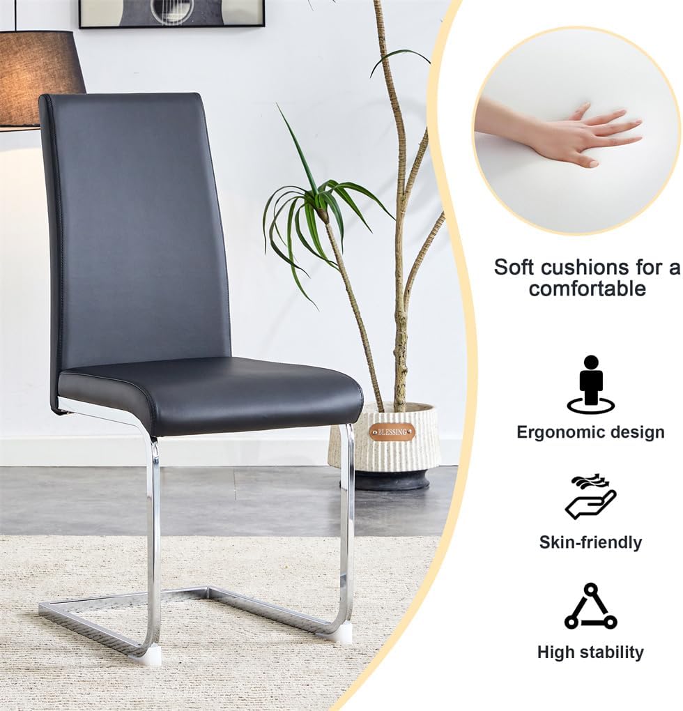 Dining Chairs Set of 4, Dining Room Chairs Set for 4, Modern Dining Chairs Set of 4