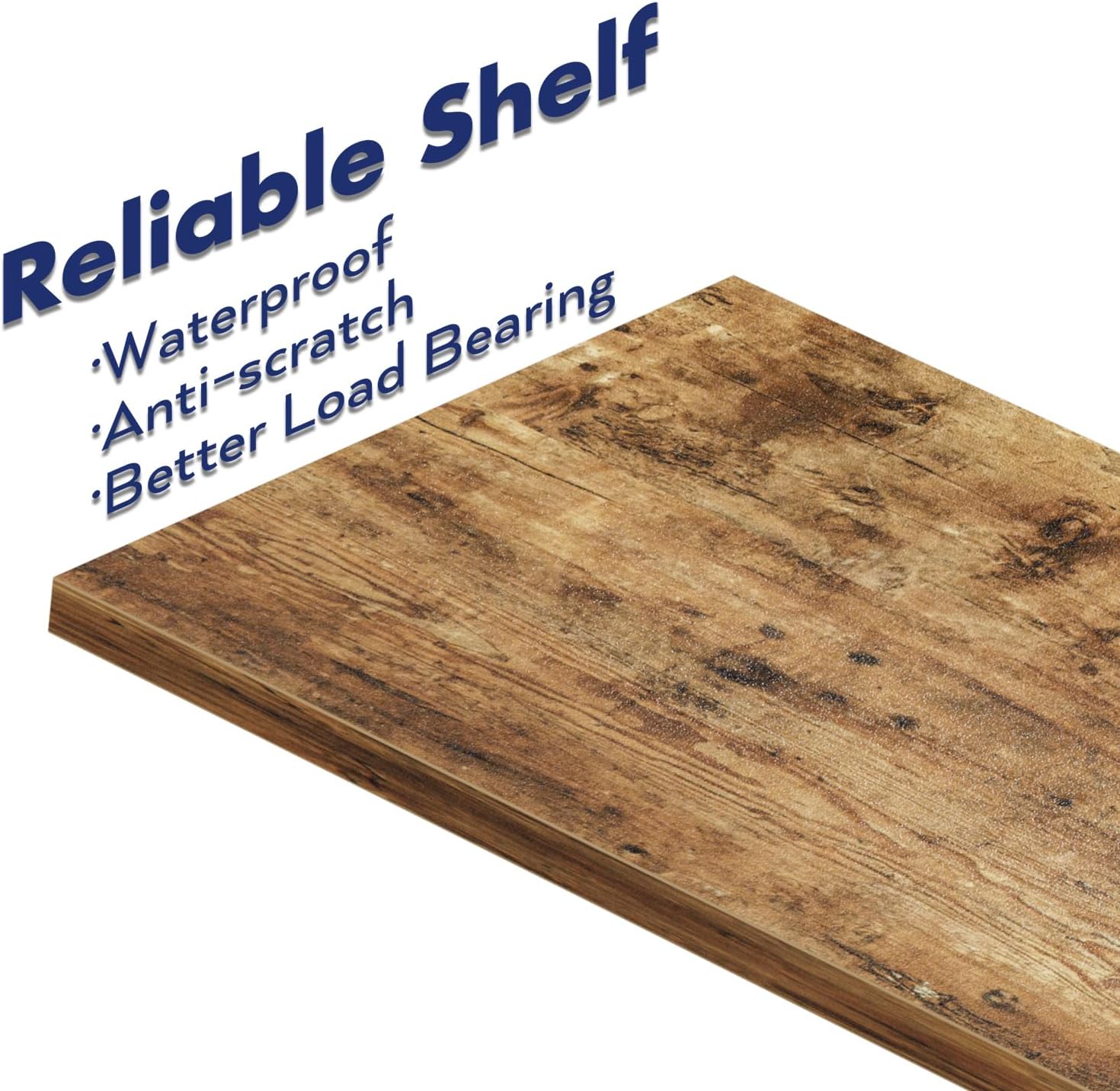 5 Tier Bookshelves, Home Office Bookcase Shelf Storage Organizer, Free Standing Storage Shelving Unit