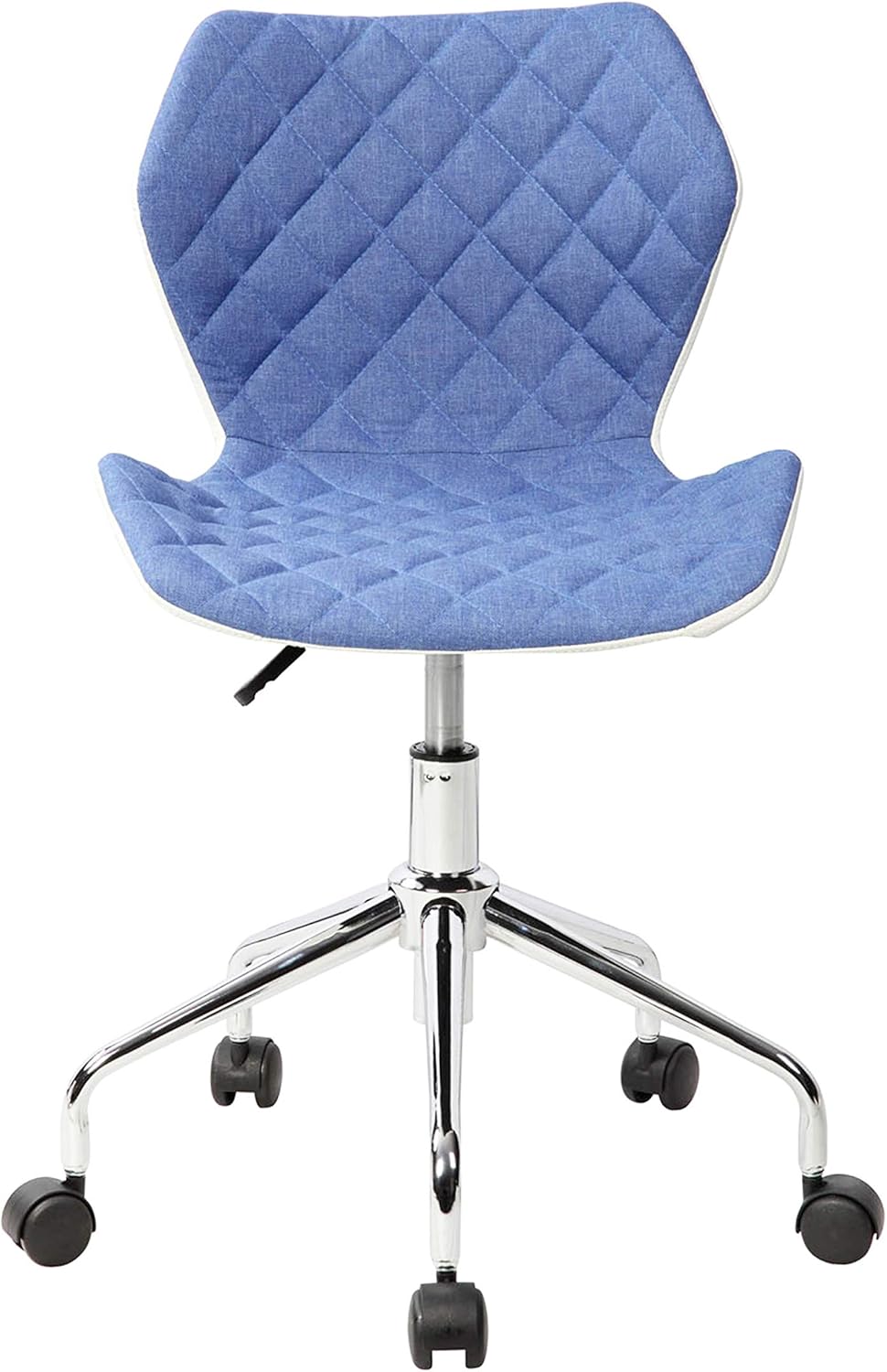 Modern Height Adjustable Office Task Chair, Blue
