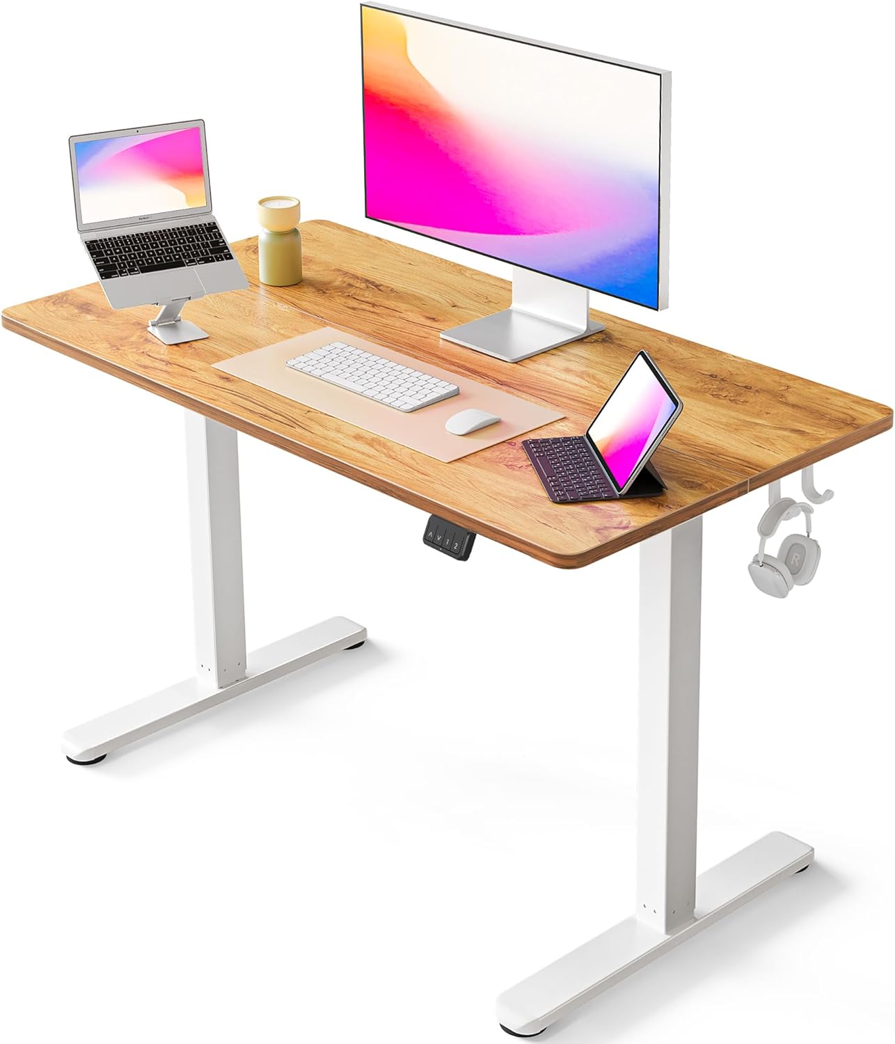 Electric Standing Desk, 40 x 24 Inches Height Adjustable Stand up Desk