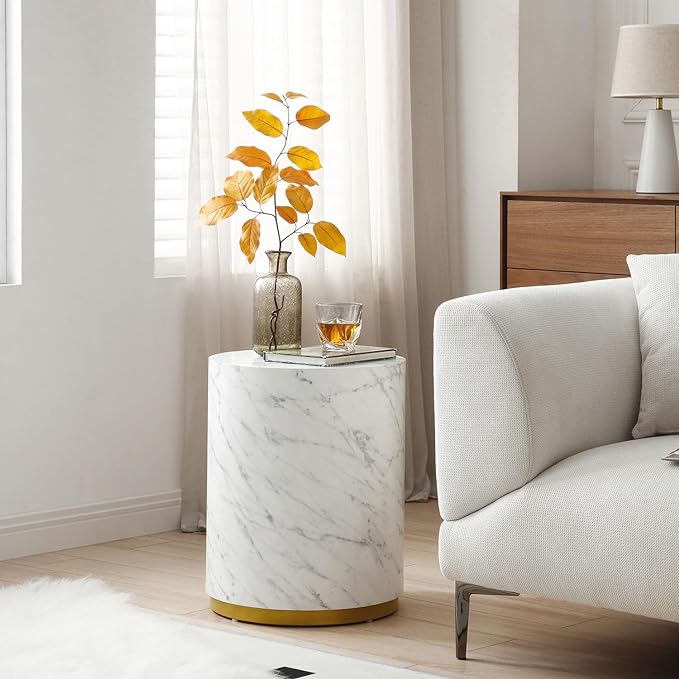 15.75" Marble Coffee Table