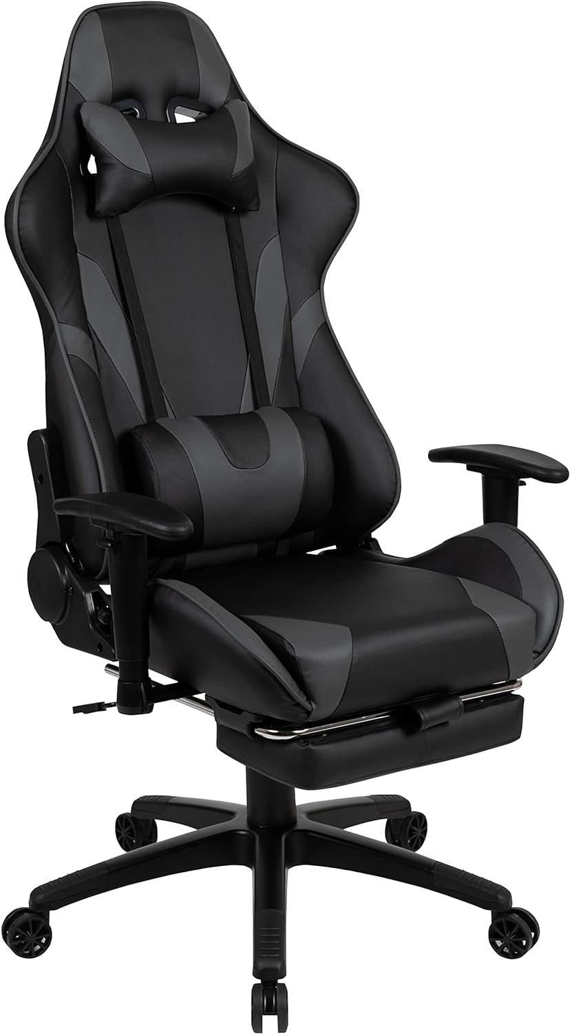 Gaming Chair Racing Office Ergonomic Computer Chair with Fully Reclining Back