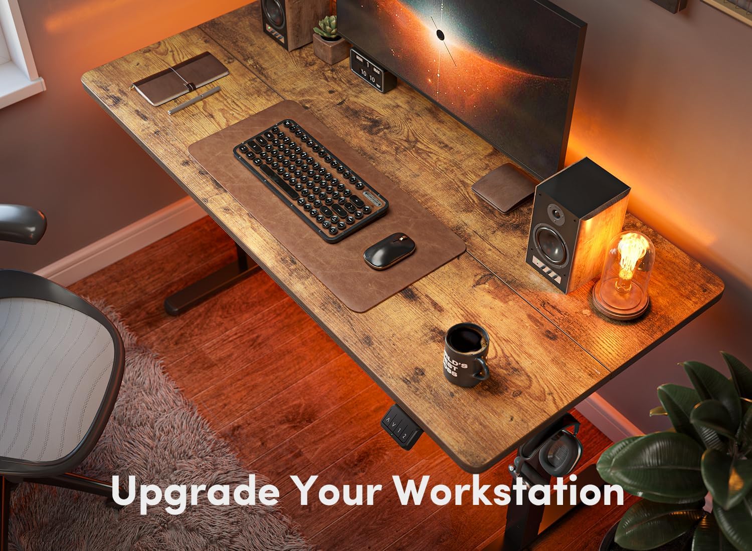 55 x 24 Inches Height Adjustable Stand up Desk