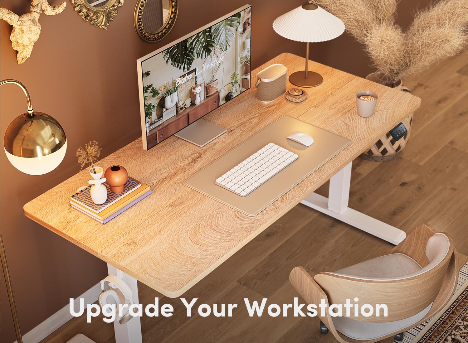 Electric Standing Desk, 60 x 24 Inches Height Adjustable Stand up Desk