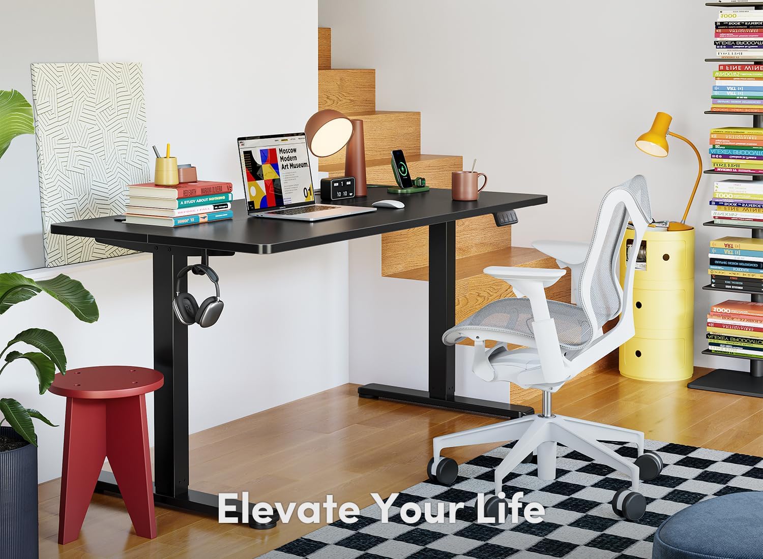 Electric Standing Desk, 60 x 24 Inches Height Adjustable Stand up Desk