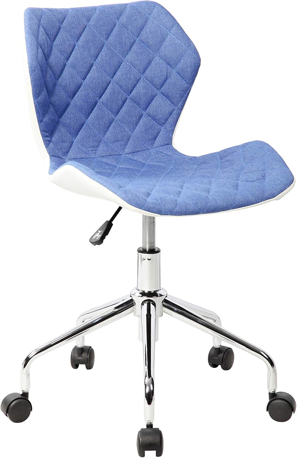 Modern Height Adjustable Office Task Chair, Blue