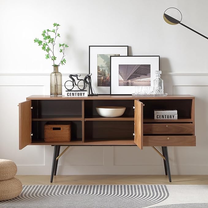 Mid Century Modern Sideboard Buffet Cabinet