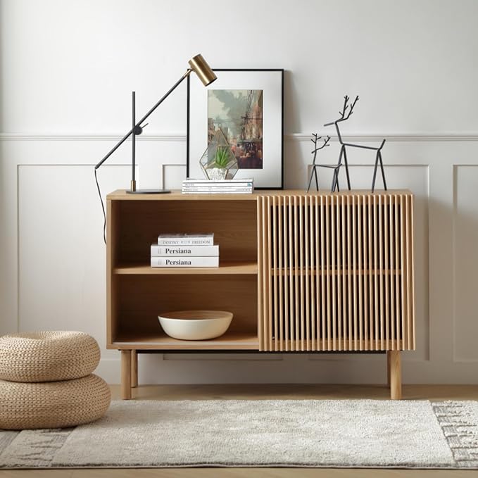 48" Modern Sideboard Buffet Cabinet TV Stand