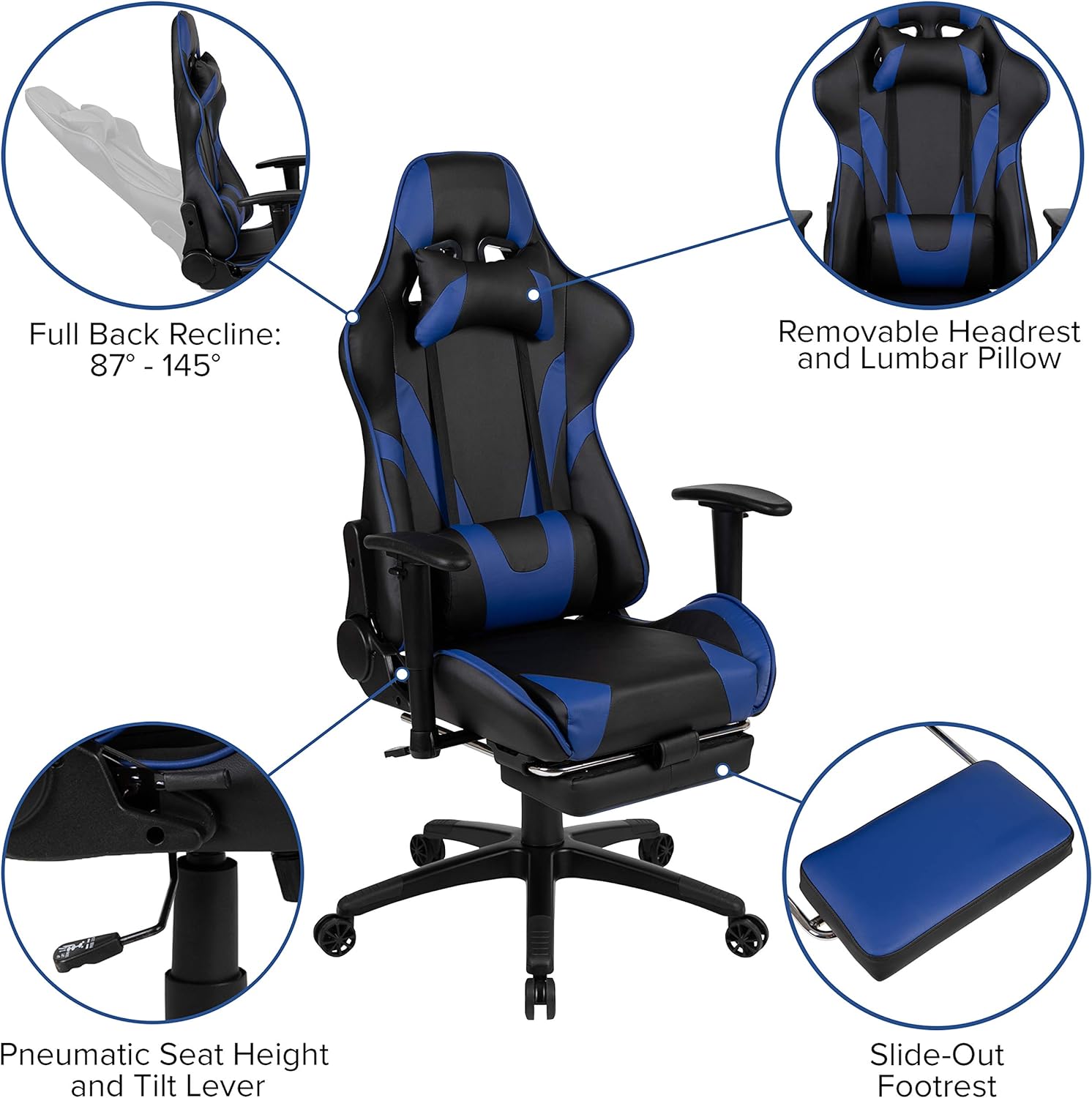 Gaming Chair Racing Office Ergonomic Computer Chair
