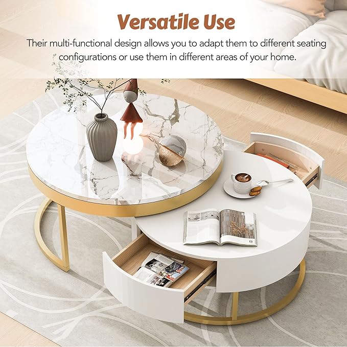 Nesting Coffee Table Set of 2