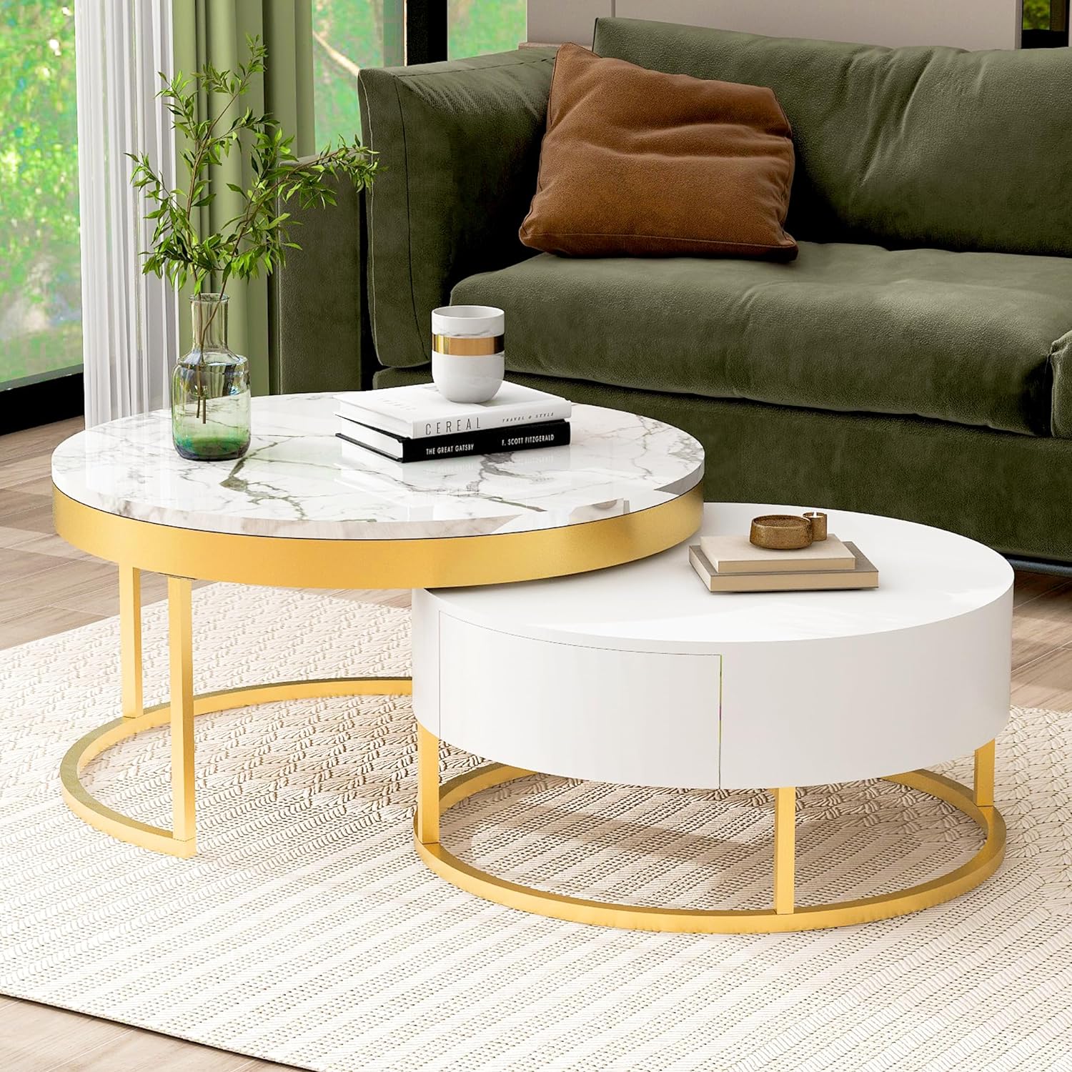 Nesting Coffee Table Set of 2