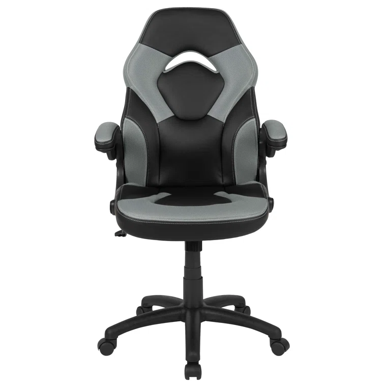 High Back Racing Style Ergonomic Gaming Chair with Flip-Up Arms