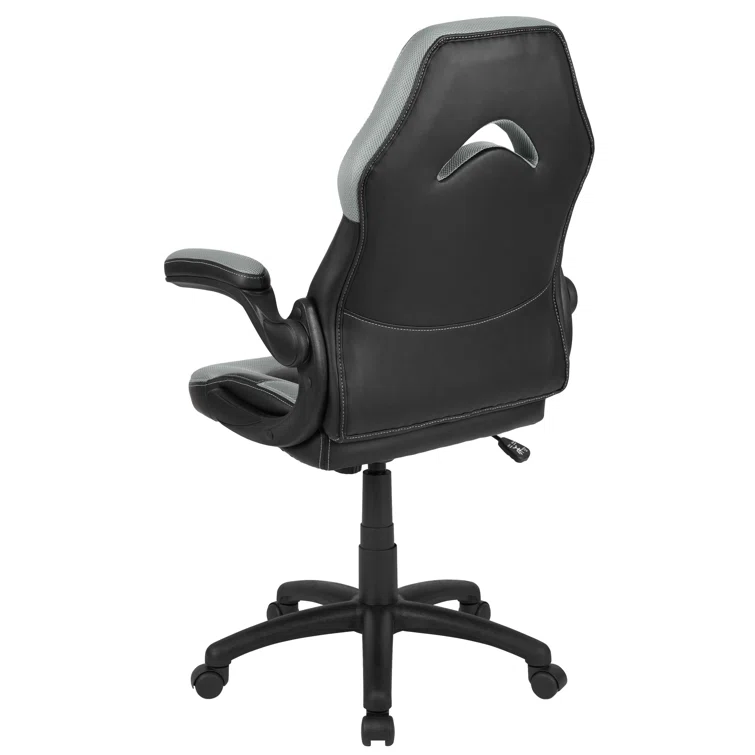 High Back Racing Style Ergonomic Gaming Chair with Flip-Up Arms