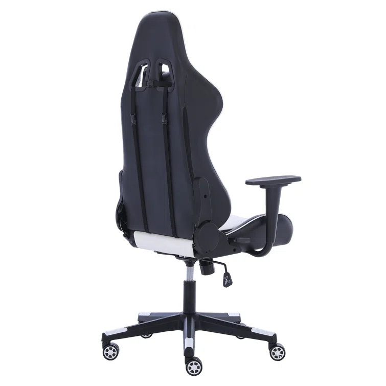 Reclining Ergonomic Faux Leather Swiveling PC & Racing Game Chair