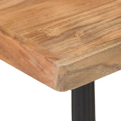 Bistro Table 23.6"x23.6"x29.9" Solid Acacia Wood
