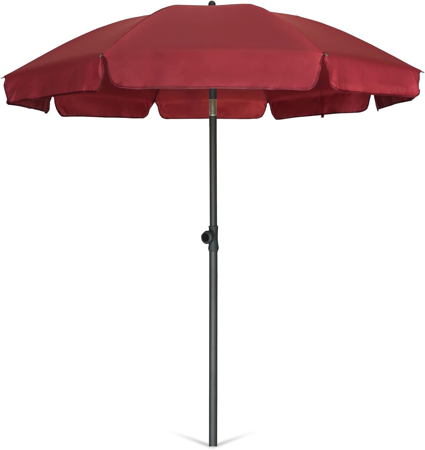 6.5 ft Outdoor Table Umbrella with Tilt Steel Pole, UPF50+ Protection