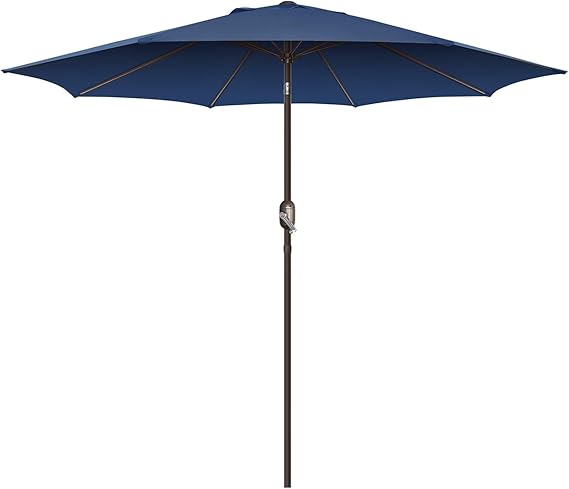 11ft Patio Umbrella, UV Protect Pool Umbrella with Heavy Duty Pole, Ventilate Design Outdoor Umbrella