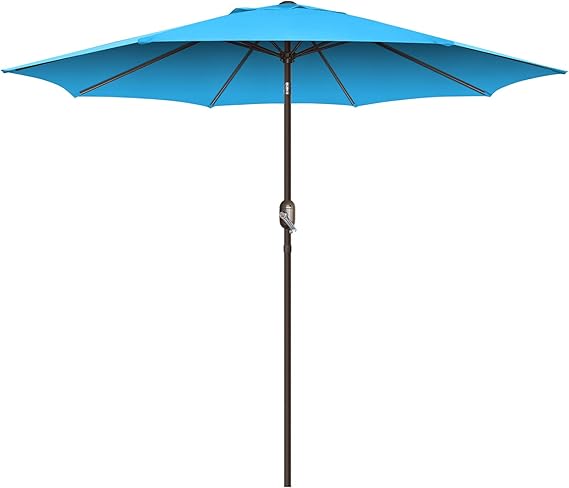 11ft Patio Umbrella, UV Protect Pool Umbrella with Heavy Duty Pole, Ventilate Design Outdoor Umbrella