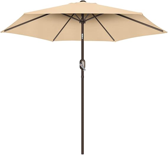 7.5Ft/9Ft Patio Umbrella, UV Protect Pool Umbrella with Heavy Duty Pole