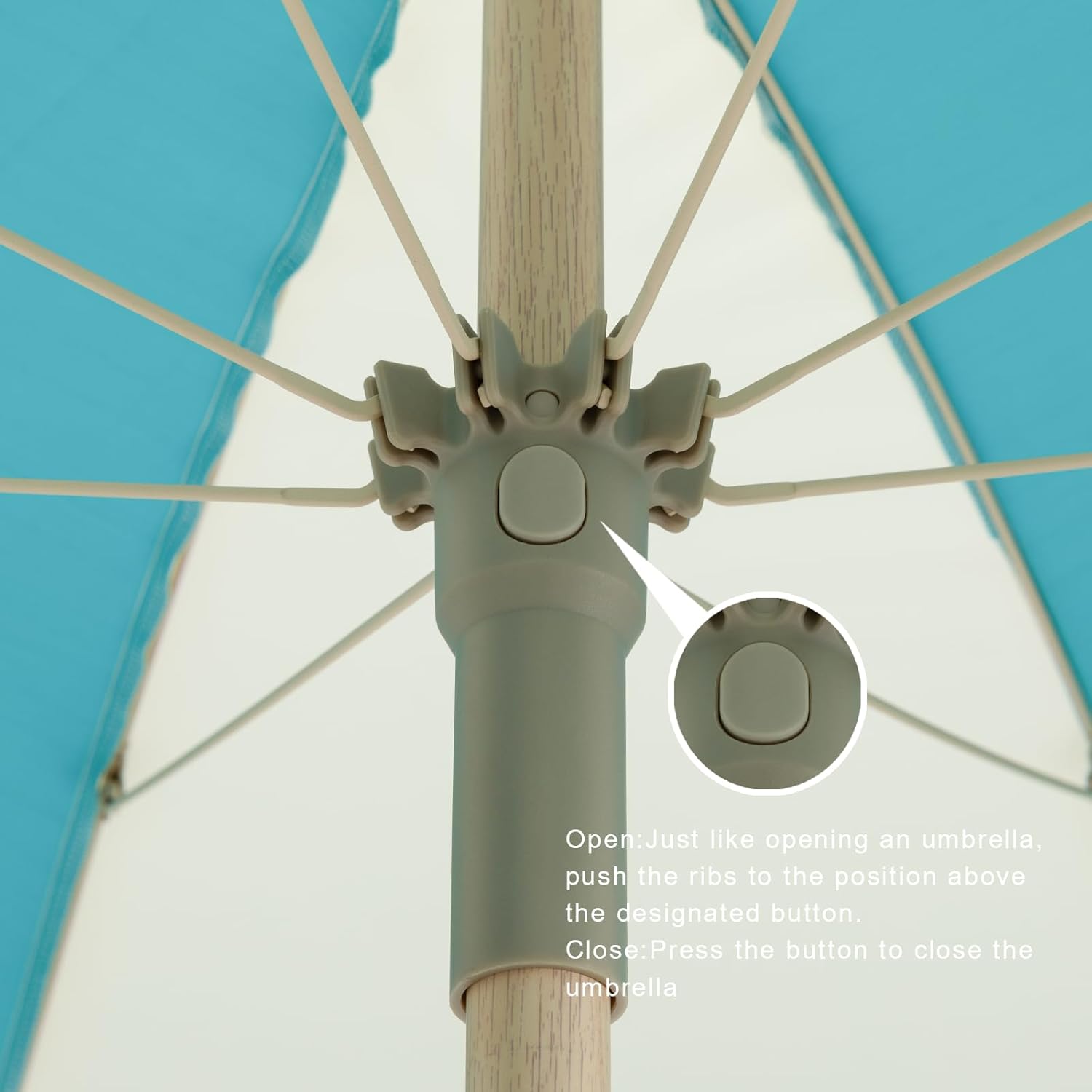 7ft Boho Beach & Patio Umbrella with Fringe