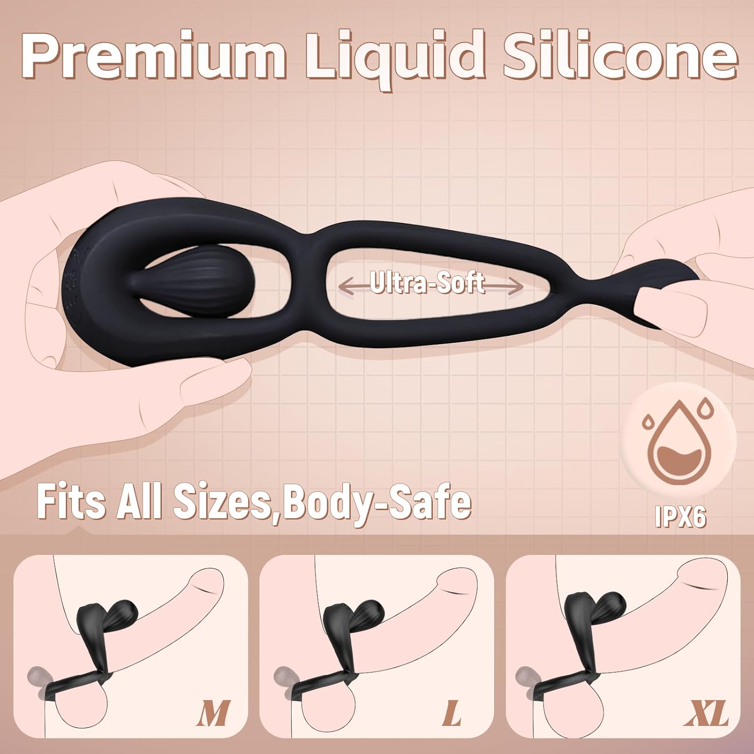 🔥2026 Special Launch Supreme Leader - 💖8-shaped Vibration Ring - Double The Pleasure, Double The Power-Sincetes
