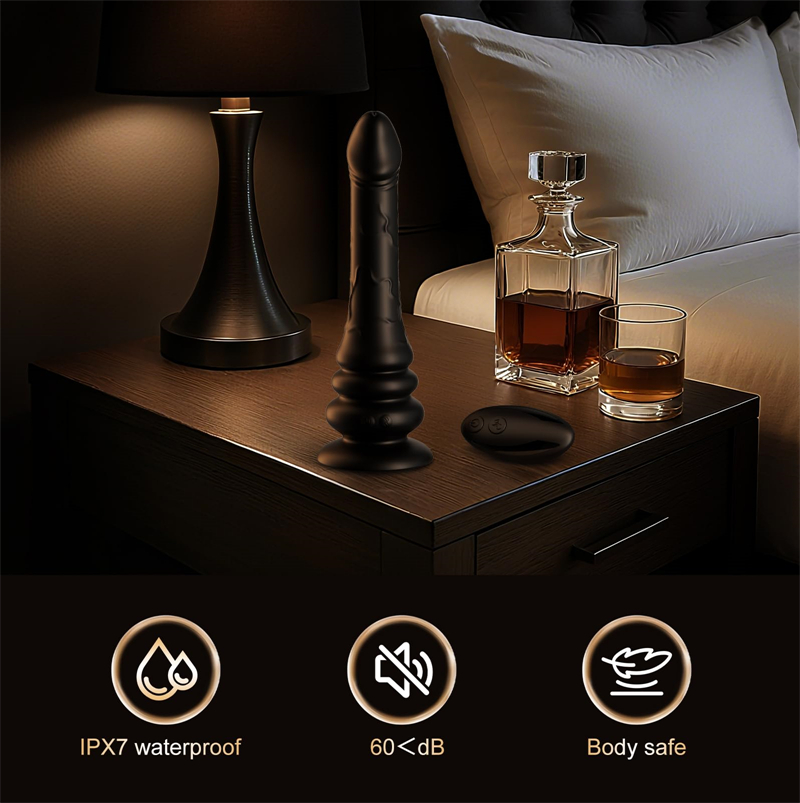 Wriggling Prostate Massager with Dual Motors 🔥 Deep Vibes & Suction Base