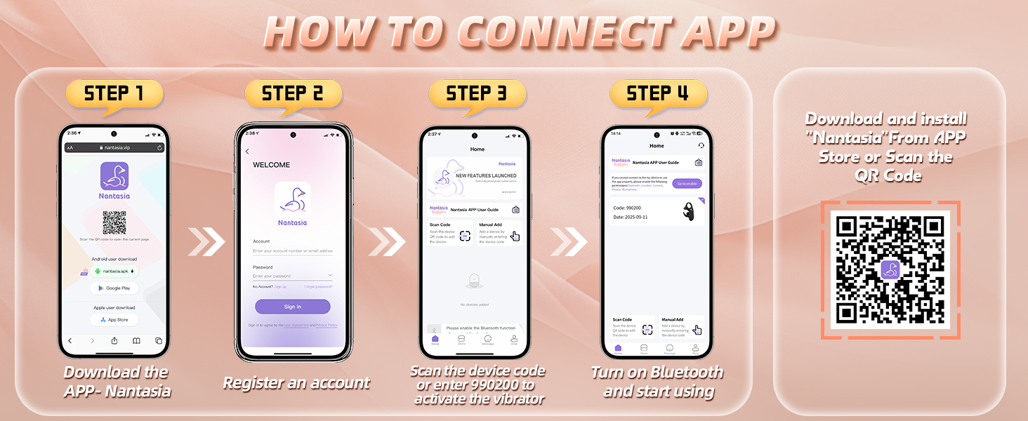 how to connect app