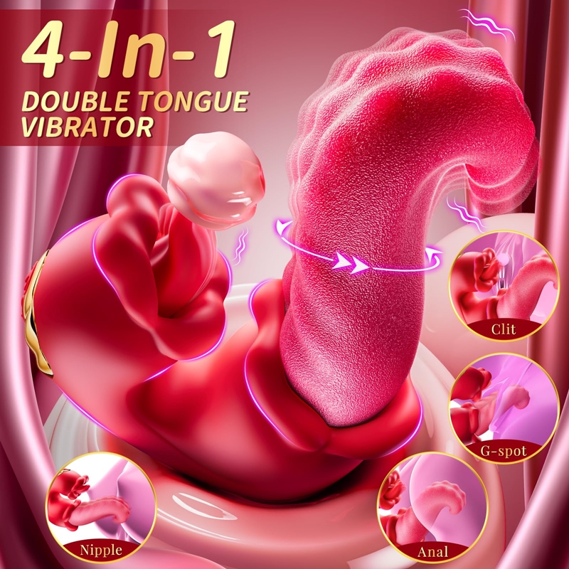 🔥 2026 New Release — Best Seller🎁Rose Luxury 4-in-1 Pleasure Device 💖