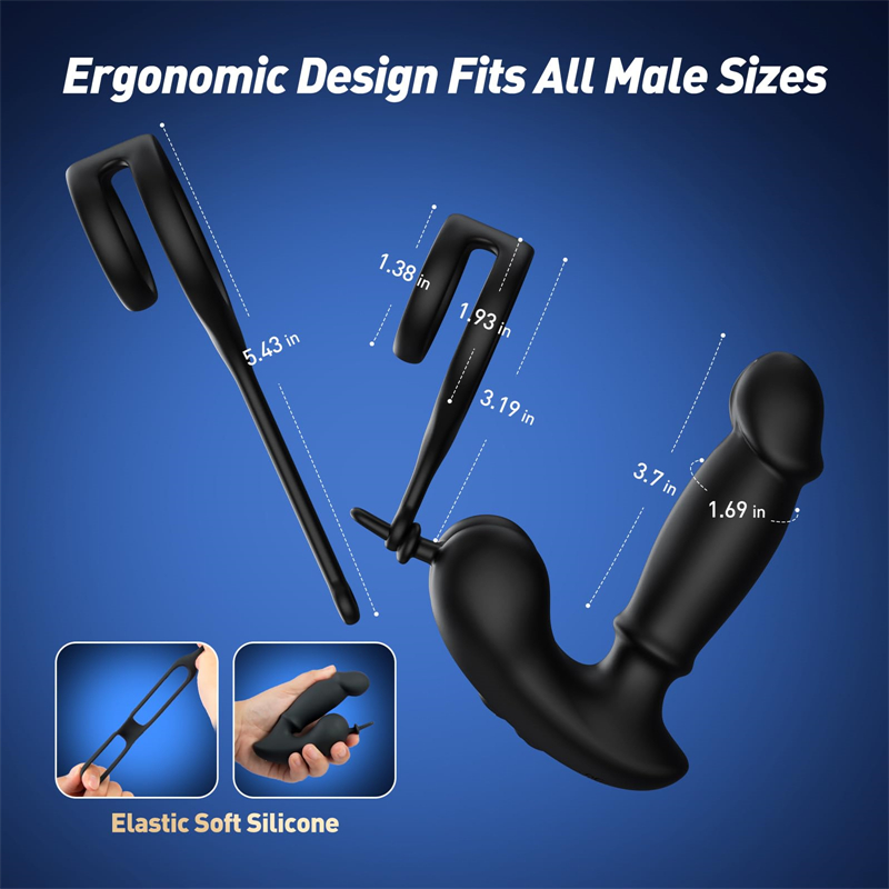🔥2026 New Product - Hot Selling - 🎁All-in-One Pro Control™ Prostate Massager 👑 Black Knight