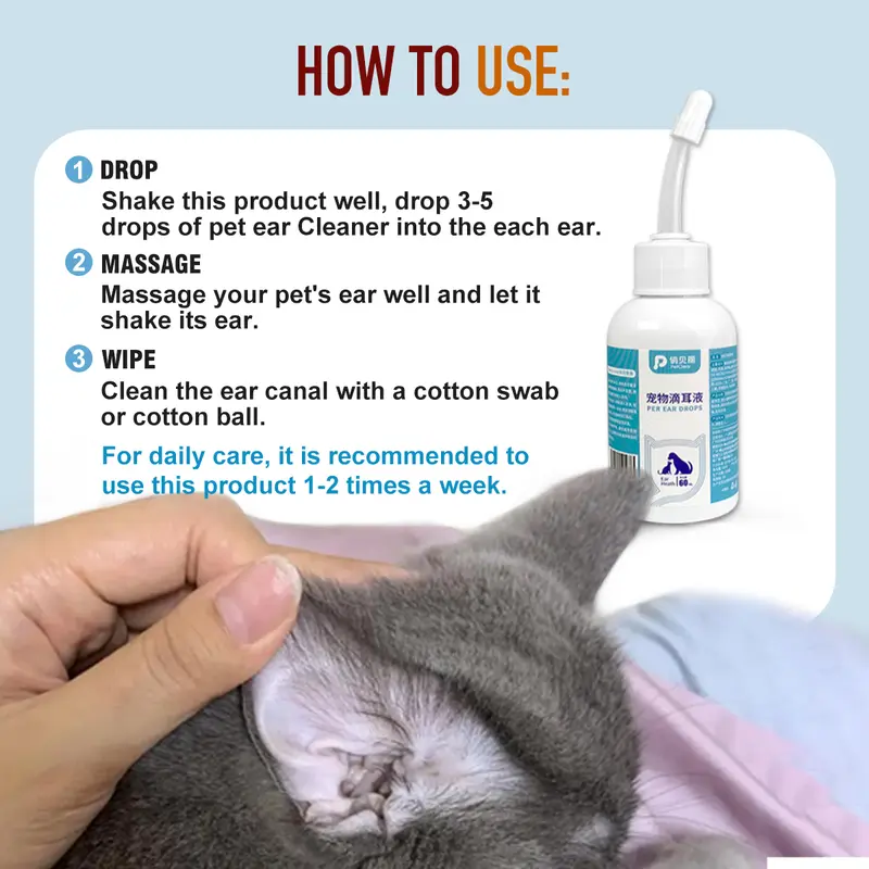 PETCLEAR Pembersih Telinga untuk Anjing & Kucing-Pet Store