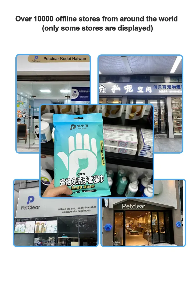 PETCLEAR Sarung Tangan Pembersih Haiwan Peliharaan 10 Keping Paket-Pet Store