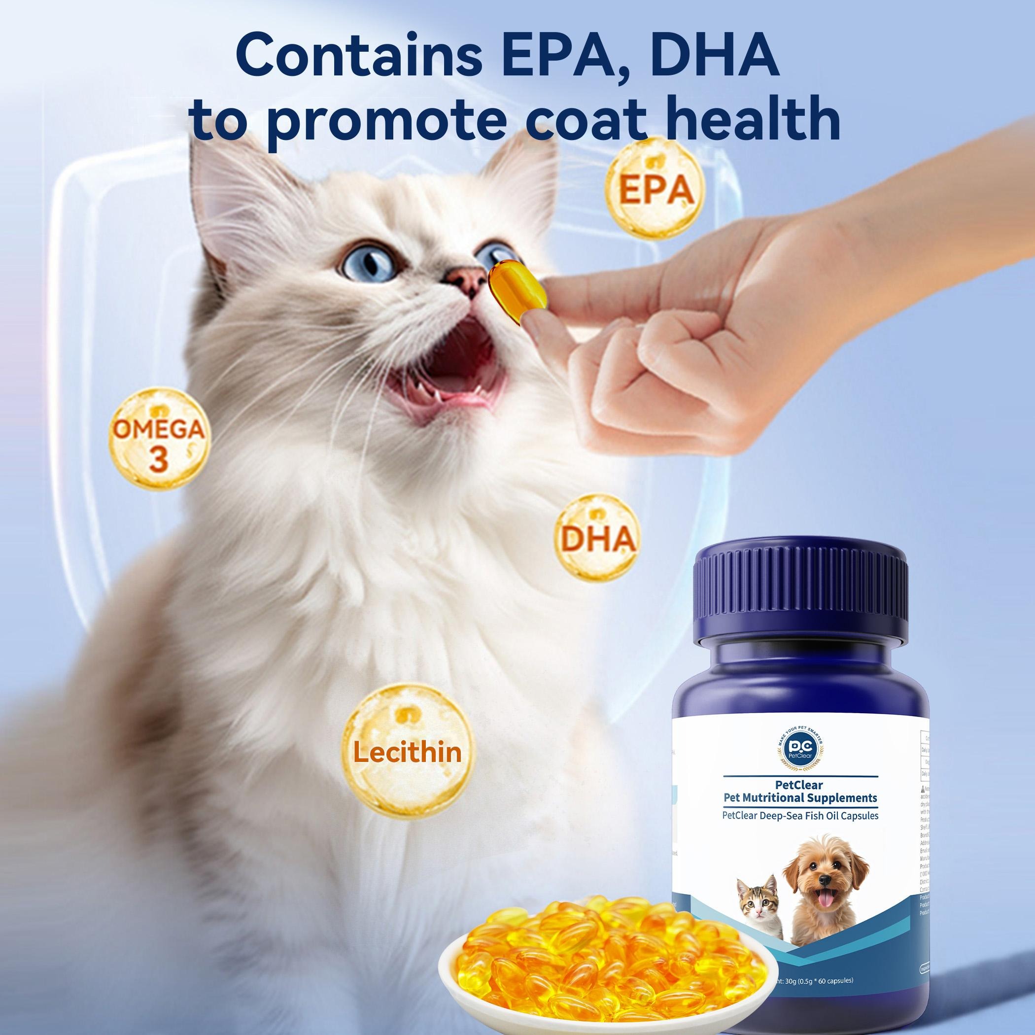 PetClear Pet deep sea fish oil soft capsules for dogs-Pet Store