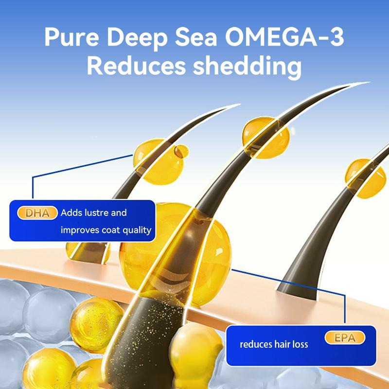 PetClear Pet deep sea fish oil soft capsules for dogs-Pet Store