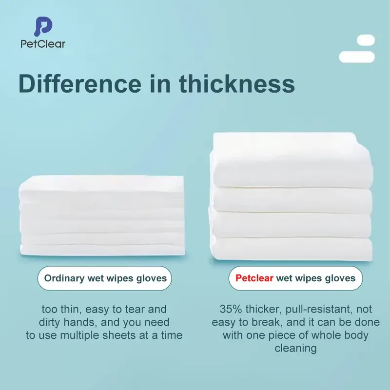 PETCLEAR Sarung Tangan Pembersih Haiwan Peliharaan 10 Keping Paket-Pet Store