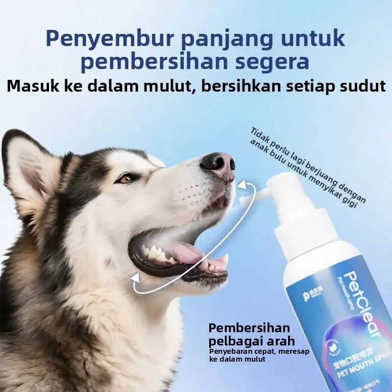 PETCLEAR Spray Penjagaan Mulut untuk Kucing & Anjing-Pet Store