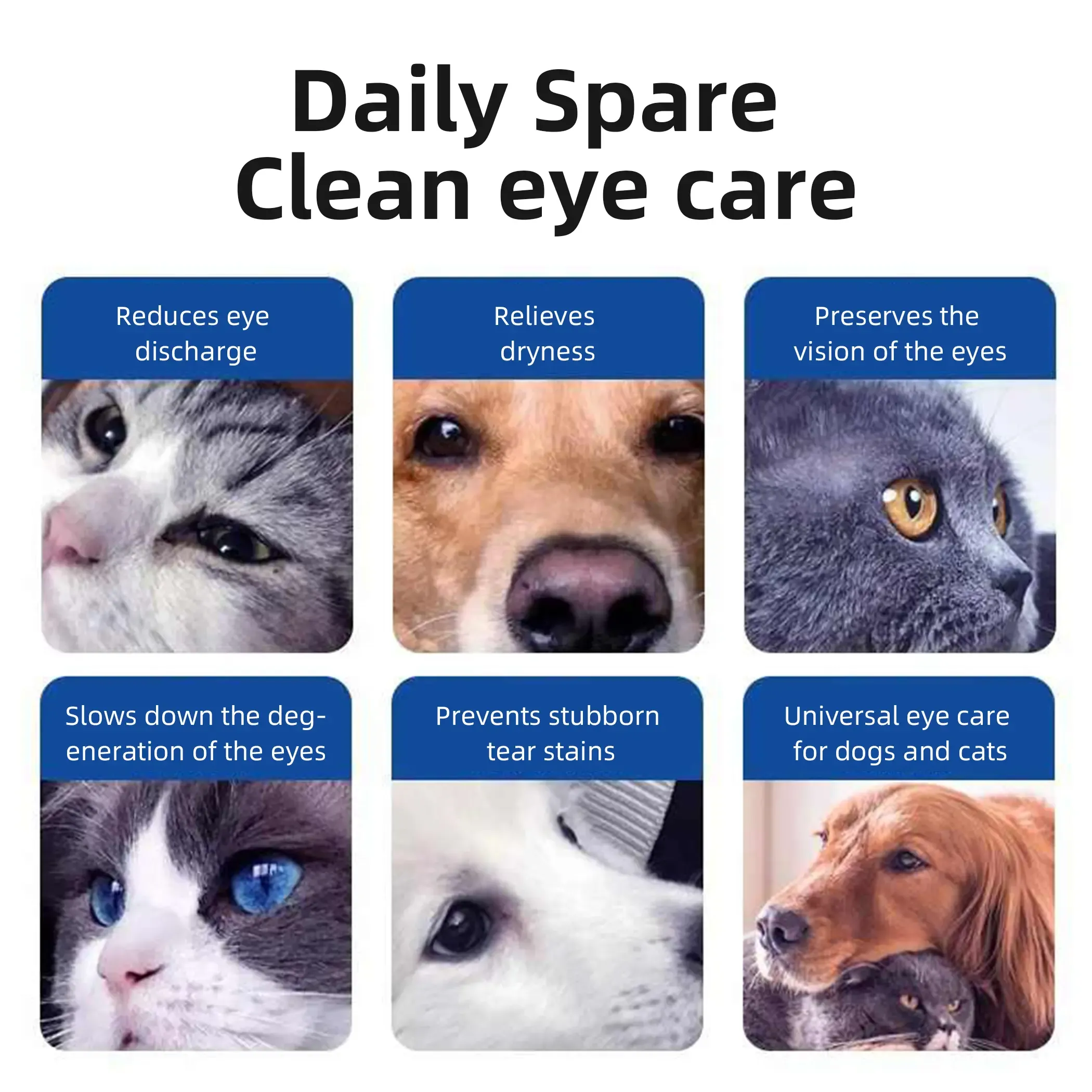 PETCLEAR Titis Mata untuk Kucing & Anjing 60ml 