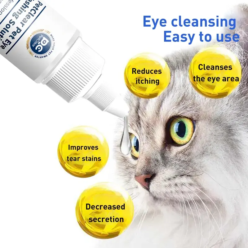 PETCLEAR Titis Mata untuk Kucing & Anjing 60ml 