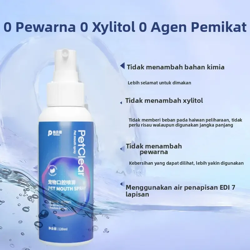 PETCLEAR Spray Penjagaan Mulut untuk Kucing & Anjing-Pet Store