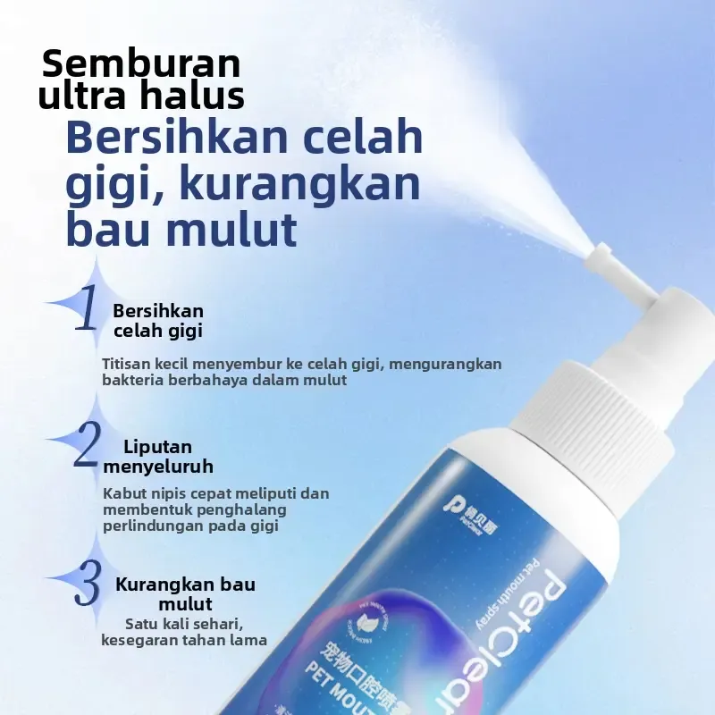 PETCLEAR Spray Penjagaan Mulut untuk Kucing & Anjing-Pet Store