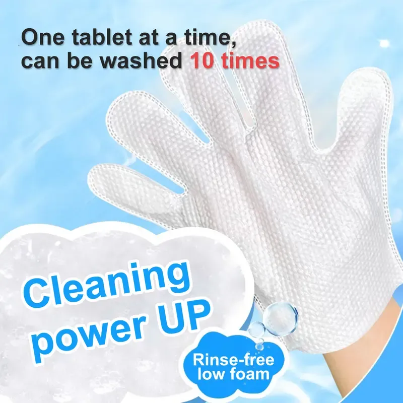 PETCLEAR Sarung Tangan Pembersih Haiwan Peliharaan 10 Keping Paket-Pet Store