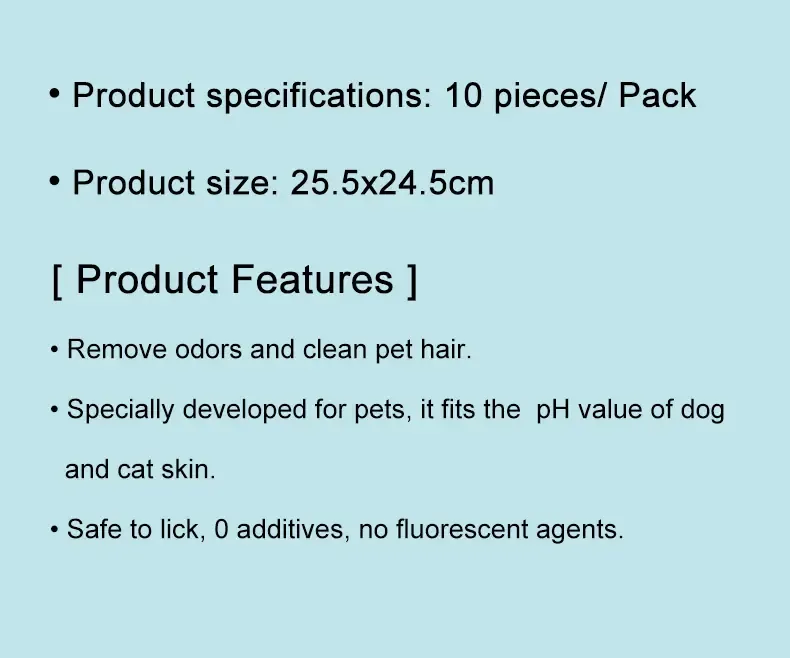 PETCLEAR Sarung Tangan Pembersih Haiwan Peliharaan 10 Keping Paket-Pet Store