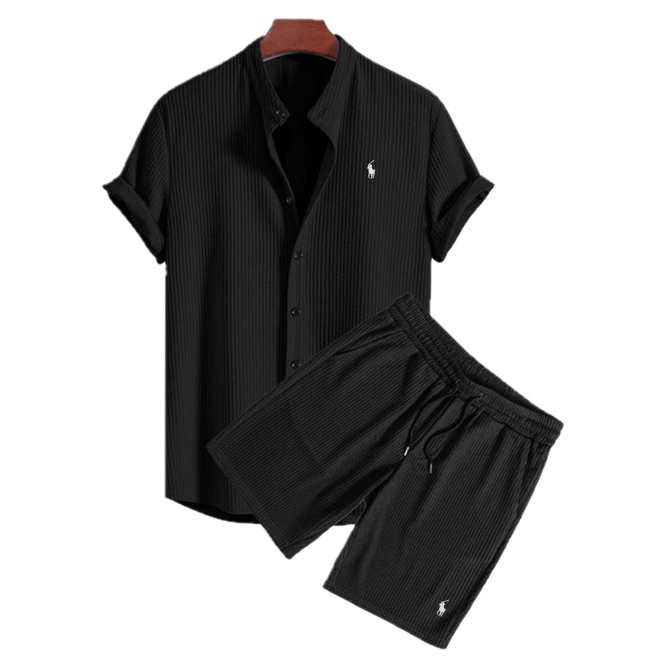 Shorts and a short-sleeved shirt