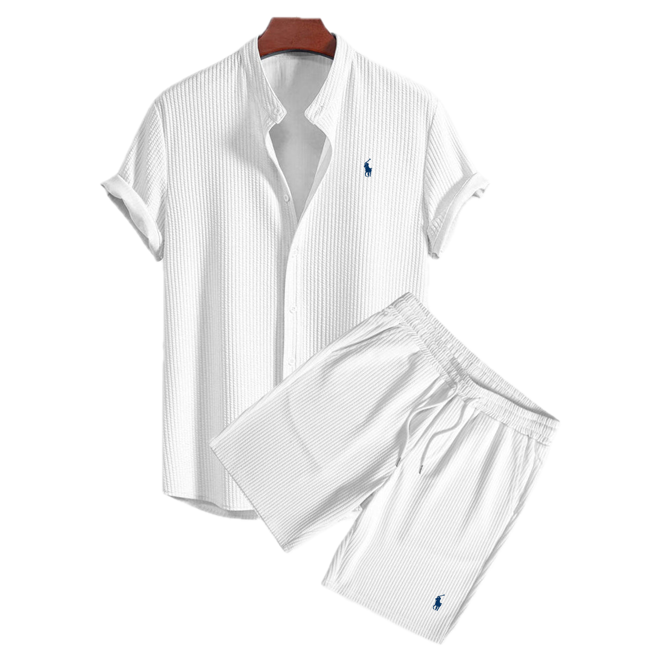 Shorts and a short-sleeved shirt