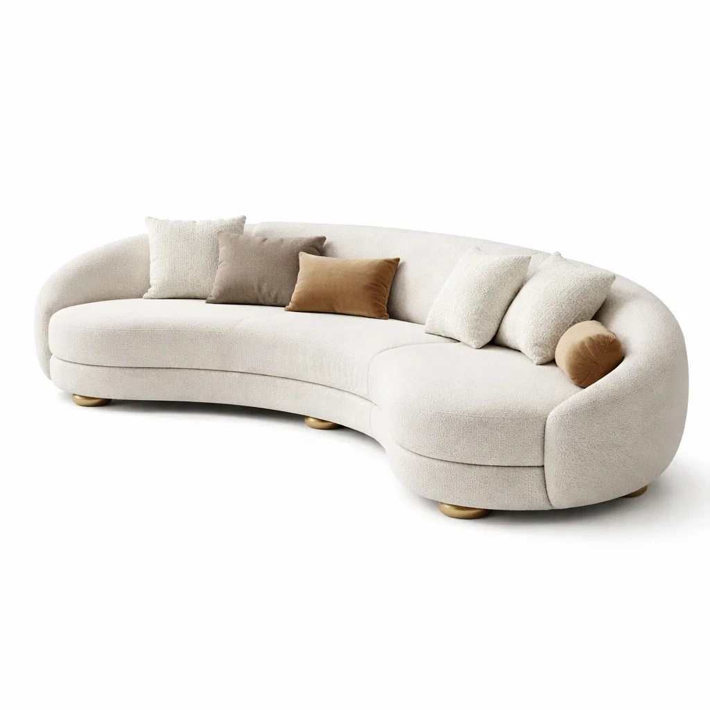 Canape design organique courbe-furniflux