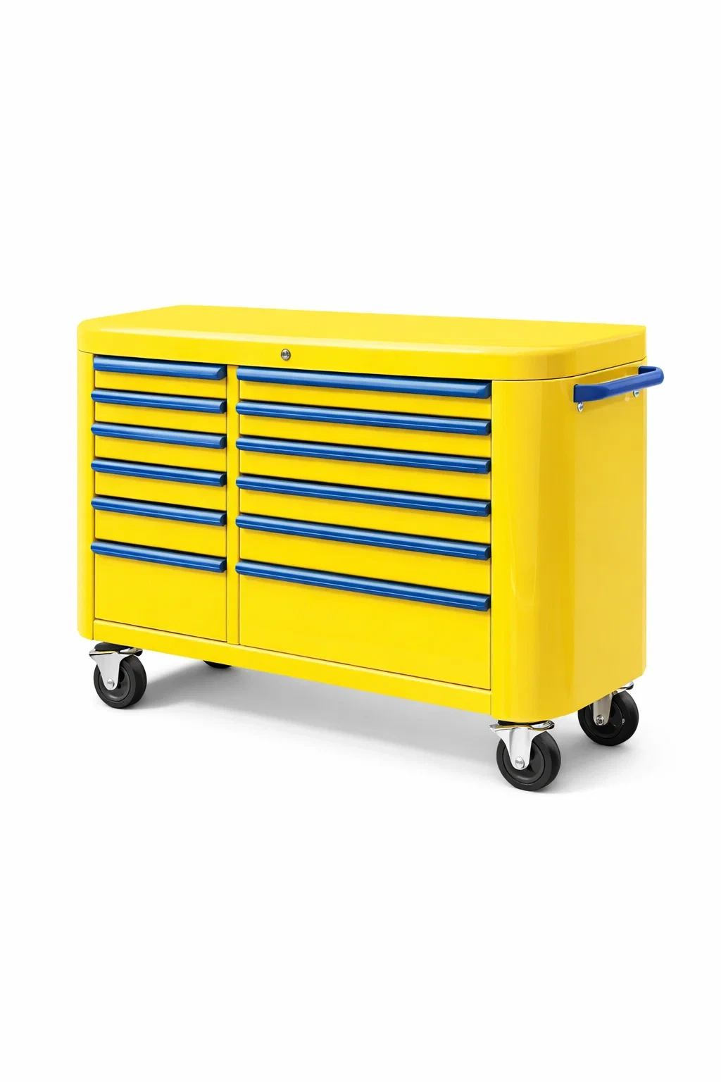 Chariot a outils mobile en acier ?C Jaune