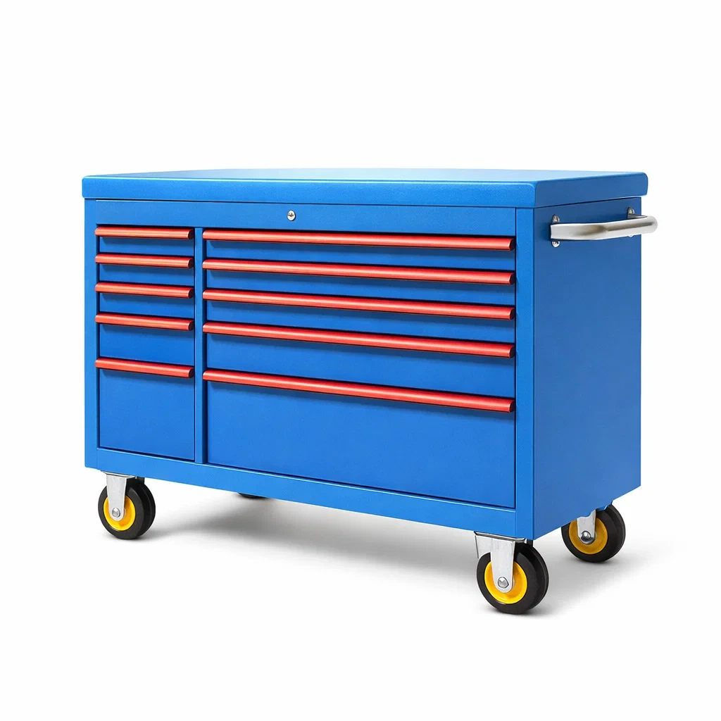 Chariot a outils roulant multi tiroirs ?C Bleu