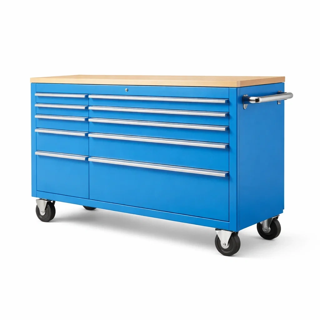 Servante datelier mobile a plateau bois-pillowplot