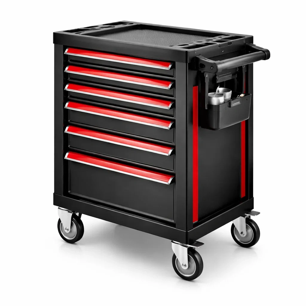 Servante datelier compacte a tiroirs multiples-pillowplot