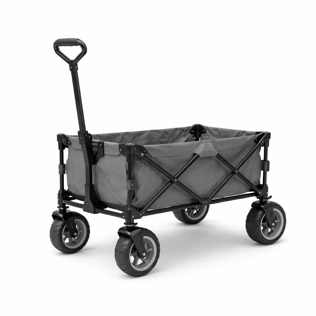 Chariot pliable de transport a parois souples-pillowplot